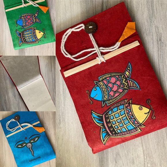 Handmade Artisan Nepali Notebooks - Picture 1 of 7
